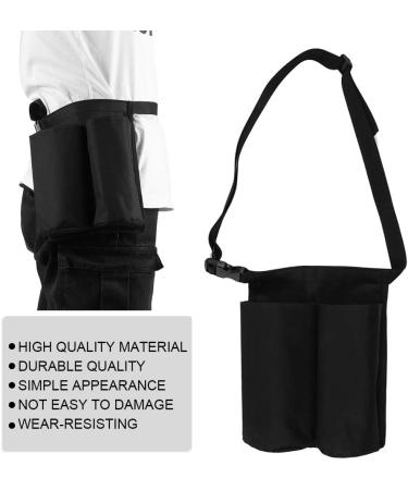 Verdant Touch Adjustable Massage Bottle Holster - Waist Bag for Lotion & Oil with 3 Pockets - Black - International Shipping - Buy Online on GoSupps.com