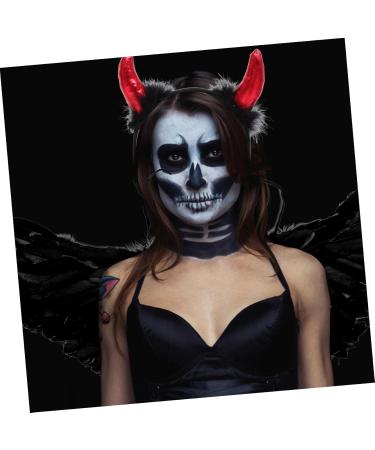 FRCOLOR 3 Sets Demon Wings Set Black Devil Costume Prop Devil Ear Headband Costume for Praty Devil Accessories Devil Pitchfork Costume Devil Costume for Horn Cosplay Supplies Feather - Buy Online on GoSupps.com