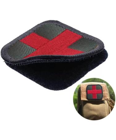 First Aid Patch 3D Cloth Sticker Red Cross Embroidered Fastener Hook Morale Badge Cross Embroidered Patches - Buy Online on GoSupps.com
