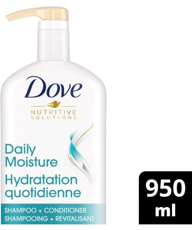 Dove Daily Moisture Shampoo (950 ml) + Dove Intensive Repair Conditioner (750 ml) 950 ml (Pack of 1) Daily Moisture + Repair Conditioner - Buy Online on GoSupps.com