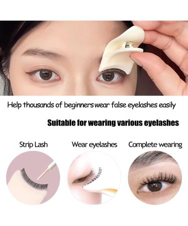 SHANPIN 4pcs Eyelash Applicator Tool False Eyelash Tweezers - Easy False Eyelash Attachment for Beginners - Buy Online on GoSupps.com