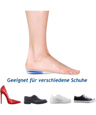 Heel Spur Inserts & Cushions for Plantar Fasciitis | Gel Heel Pillows for EU 34-39 - Pain Relief Solutions - Buy Online on GoSupps.com