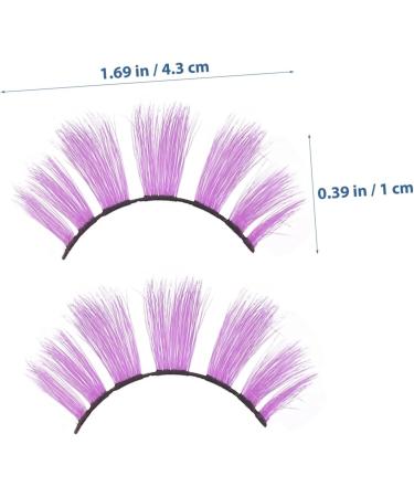 20 Pairs Colored False Eyelashes Fake Eyelashes Manga Lashes Women Makeup False Eyelashes False Lashes Makeup Supplies Stage Makeup Supply Cosmetics Imitation Miss Girl Extend - Buy Online on GoSupps.com