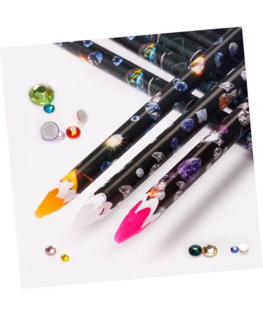 FRCOLOR 4 Pieces Nail Art Pen Nail Art Tools Tools for Rhinestones Nail Tools Rhinestone Tools Dotting Tools Jewel Pick Up Manicure Tools Wax Crayon - Buy Online on GoSupps.com