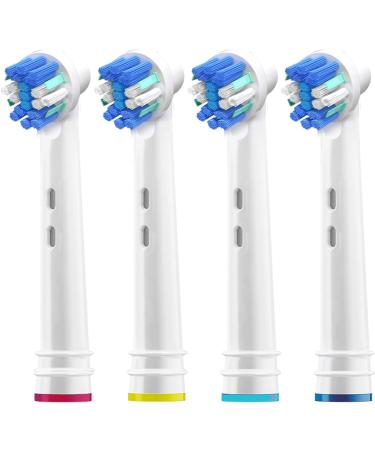 12 Replacement Brush Heads Compatible with Oral b Braun - Fits Kids Pro 1000, Sonic Floss, Dual Clean, Cross Action & More - Double Clean, Floss & 3D Pro White Brushes - Buy Online on GoSupps.com