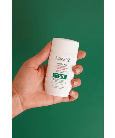 Sinoz Pure Cica Color Correcting Treatment Fluid Sunscreen SPF50+ / PA++++ - Buy Online on GoSupps.com