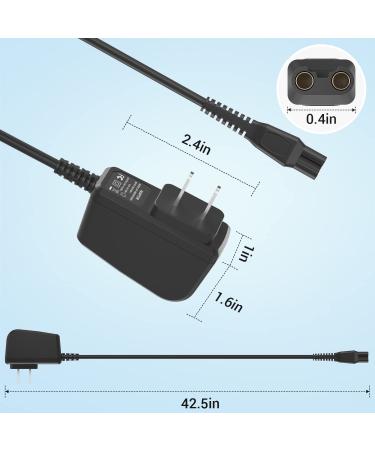 Philips Norelco HQ8505 Replacement Charger Cord - 15V 0.36A Power Cord for Electric Shaver and Beard Trimmer Series - Buy Online on GoSupps.com