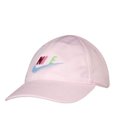 Nike Girls Dri-Fit Swoosh Ponytail Baseball Cap Pink Foam(1a2804-a9y)/White 12-24 Months