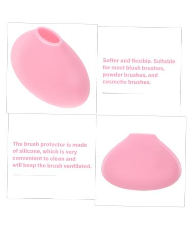 FRCOLOR 2pcs Makeup Brush Holder Cover - Travel Cosmetic Storage & Protector - Pink Brush Covers for Safe Makeup Storage - Buy Online on GoSupps.com