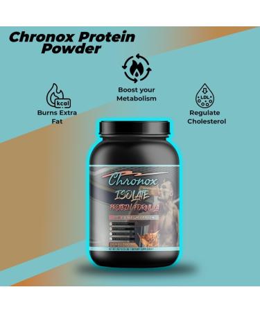 Chronox Isolate Whey Protein Powder - Chocolate Flavor - 2 LB - Buy Online on GoSupps.com