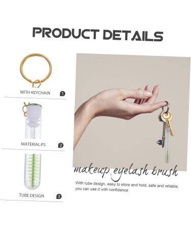 FOMIYES 50 pcs keychain mascara brush mascarades for women empty mascara tube and wand lash brush with tube 11.2x1cmx5pcs Assorted Colorx5pcs - Buy Online on GoSupps.com