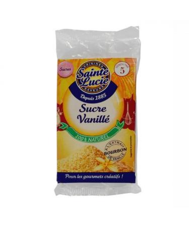 Sainte Lucie Bourbon Vanilla Sugar 5 Sachets 37.5 g - Pack of 6