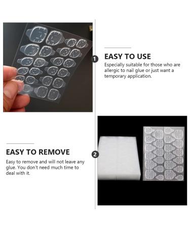 Shop Minkissy 50-Piece Double-Sided Adhesive Tape for Nail Art | Nail Tips Glue & Stickers | Perfect for Acrylic & Manicure | International Shipping Available - Buy Online on GoSupps.com