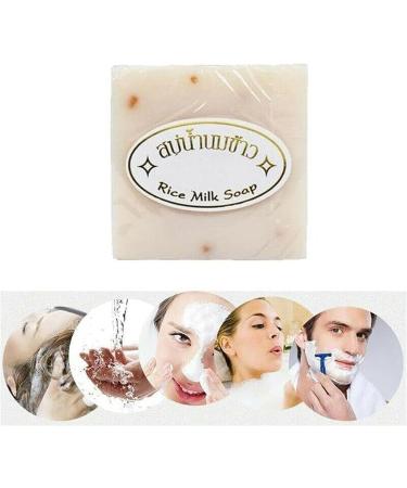 Jabon Aclarante De Arroz Para Parte Ntima Original Thai Handmade Soap Rice Milk Soap Jabon De Arroz Para Aclarar La Piel (Color : 3pcs) - Buy Online on GoSupps.com