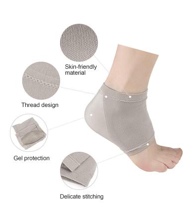 Moisturizing Heel Socks - Skin-Friendly Wear-Resistant Hydrating 2-Part Design for Dry Skin Care - Buy Online on GoSupps.com