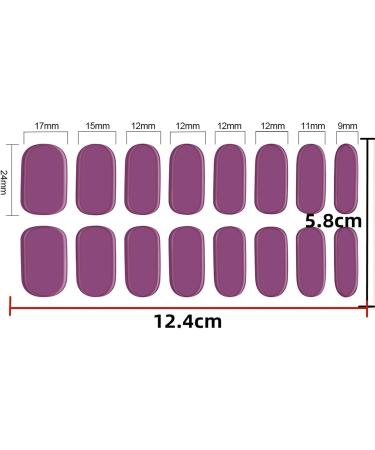 5Pcs Glam Gelz Nail Sticker - Glam gelz Glamgelz Nails Peel and Stick Nail Polish Semi Cured Gel Nail Strips Sarafine Nail Strips Kit (#4) - Buy Online on GoSupps.com