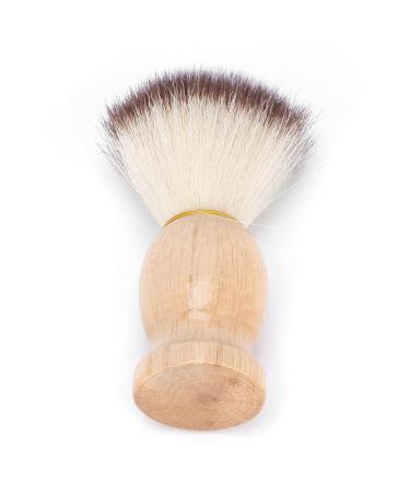 High-Quality Men's Shaving Brush | Comfortable Solid Wood Barber Brush for Home & Barbershop - Buy Online on GoSupps.com