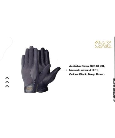 Buy AK Summer Riding Gloves - Soft Leather & Breathable Mesh Solar Tech Black/Brown XL | International Shipping - Buy Online on GoSupps.com