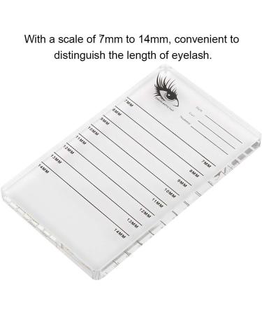 Eyelashes Extension Board Acrylic Eyelashes Grafting Storage Board with Measuring Function Fake Eyelashes Storage Palette for Lash Technicians - Buy Online on GoSupps.com