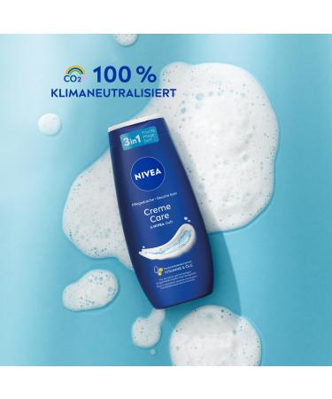 NIVEA CREME CARE Shower Gel 250ml - Moisturizing Vitamin Infused Cream Wash for Delicate Skin - Gentle Fragrance & Nourishing Oils - Buy Online on GoSupps.com