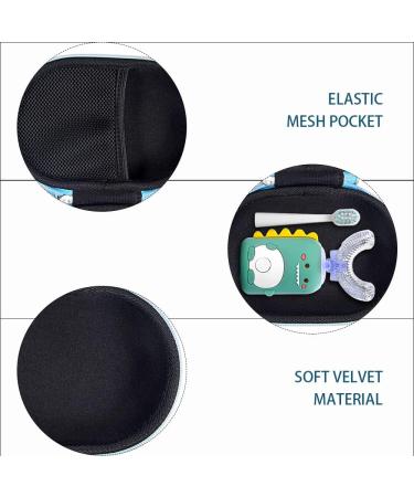 Leayjeen Travel Case for Kids Electric Toothbrush - Compatible with KAQINWX/KRX/Yodabai - U-Shaped Ultrasonic Rechargeable Toothbrush Case (Blue) - Smart Timer - Case Only - Buy Online on GoSupps.com