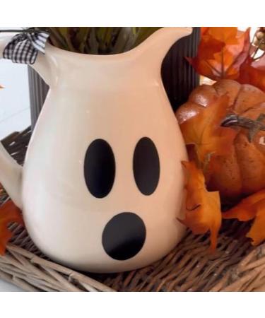 Ghost Face Sticker Ghost Face Stickers for Ghost Bucket Decor HalloweenDIY Ghost Face Stickers Cute Ghost Eyes and Mouth Stickers Decal Ghost Stickers for Flower Pot Bowl Bucket (Three pieces) - Buy Online on GoSupps.com