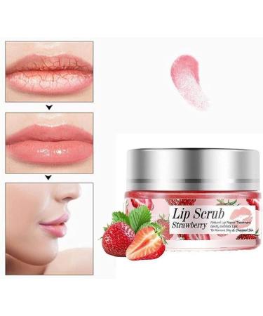 Sbyzm 20g Lip Scrub Moisturizing Moisturizing Exfoliating Lip Dead Care Lip Drying A0G6 Lip Skin Lines Lip Fading Fading Wrinkles Strawberry - Buy Online on GoSupps.com