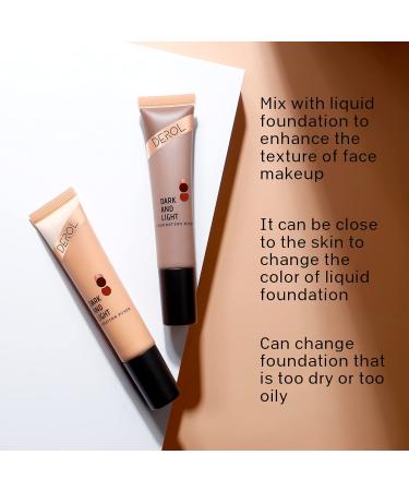 Foundation Mixer - Liquid Shade Adjuster for Seamless Blending (2 Caramel) - Buy Online on GoSupps.com