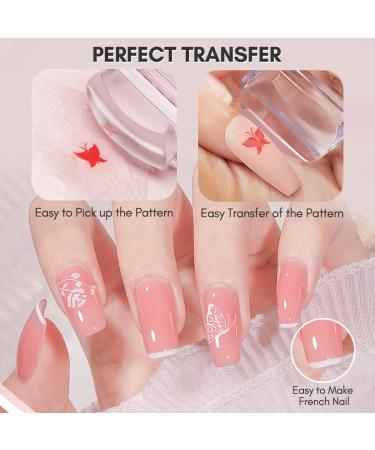 Makartt 12pcs Nail Stamper Kit with Silicone Heads and Scrapers - DIY Nail Art Tools - Buy Online on GoSupps.com
