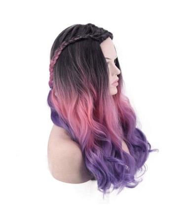 Buy European & American Fashion Gradient Long Curly Hair Wigs | Stylish Hairpieces for Ladies - Buy Online on GoSupps.com