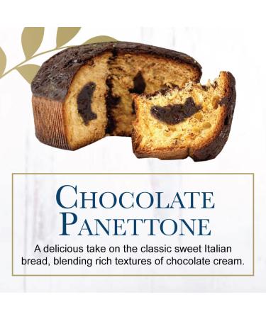 Giusto Sapore Italian Panettone Chocolate Gourmet Bread 26.4 oz | Traditional Dessert - Imported from Italy - Family Owned - Buy Online on GoSupps.com