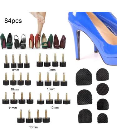 84Pcs Non-Slip High Heel Replacement Tips - Shoe Repair Dowels Protector - Buy Online on GoSupps.com