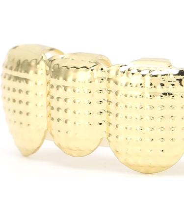 Hip Hop Teeth Grillz Removable Rapper Costume Teeth Jewelry and Accessories Hip Hop Hollow Tooth Durable for Women Men Gift for Halloween for Party Photo(Gold) - Buy Online on GoSupps.com
