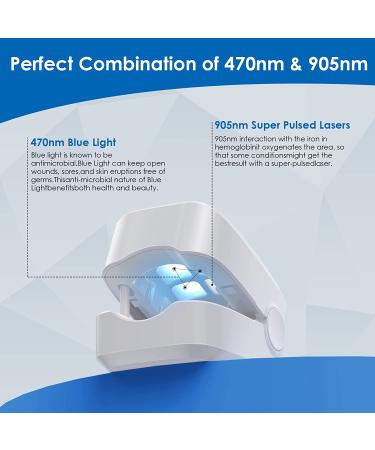 Nail Fungus Cleaning Laser Device for Nails and Fingernails - Disinfects in 7 Minutes a Day - White - Buy Online on GoSupps.com