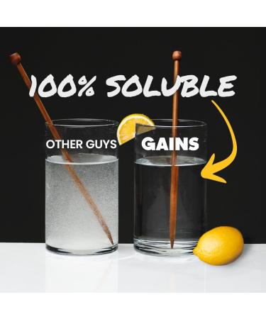 Gains in Bulk Instantized Creatine Monohydrate for Women and Men Soluble Pre Workout Powder Supports Muscle Building Strength and Performance Sweet Lemonade and Sour Raspberry 60 Servings - Buy Online on GoSupps.com