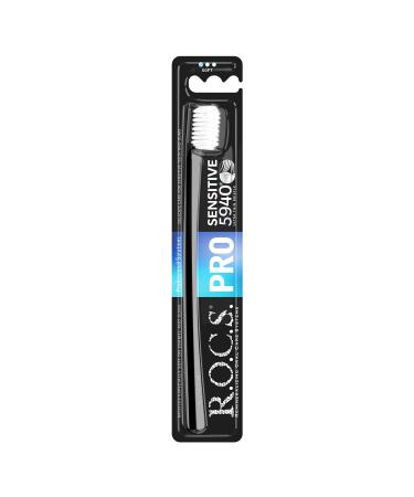 ROCS Toothbrush PRO Sensitive | Extra Soft Bristles for Sensitive Teeth - Best eCommerce for International Shipping - Buy Online on GoSupps.com