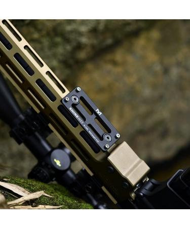 MLOK Arca Rail Tripod Mount Adapter - Rifle Tripod Ballhead Quick Release Plate - RRS Dovetail Compatible - 2 M-LOK Slots - 3.15 Length - Buy Online on GoSupps.com