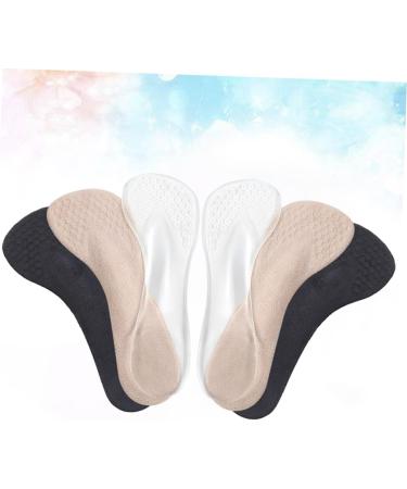 3 Pairs Arch Support Insoles for Women | Gel Inserts & Forefoot Cushion Pads for Heels | Comfortable Summer Sandals & Sweat Absorbent Shoe Inserts - Buy Online on GoSupps.com