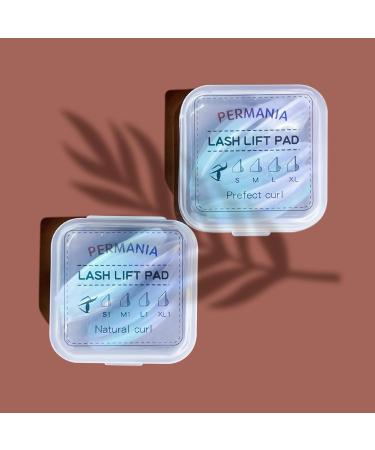 PERMANIA Lash Lift Rods - 16 Reusable Silicone Eyelash Perm Curlers (U & C Curl) | DIY Makeup Beauty Tool for All Eye Shapes - Blue - Buy Online on GoSupps.com