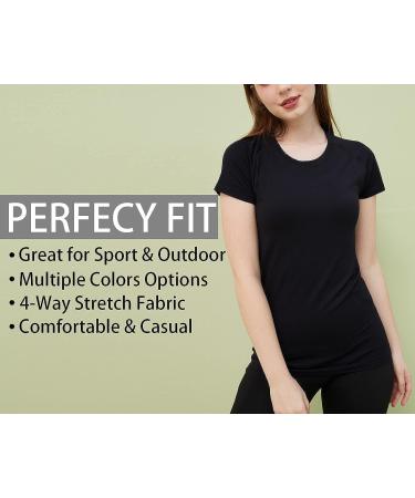 FREESUAL Short Sleeve T-Shirt for Teen Girls | Dry-Fit Athletic Performance | Medium Purple - Buy Online on GoSupps.com