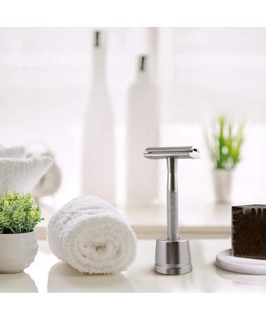 Bambaw Red Safety Razor Stand | Razor Holder Shave Stand | Shaver Holder Stand fits only Metal Safety Razors | Double Edge Razor Stand | Razor Stand Holder | Shaving Stand - Buy Online on GoSupps.com