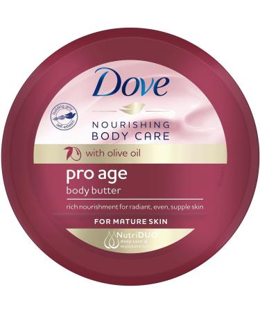 Dove Pro Age Nourishing Body Butter Nourishing body care with olive oil Pack of 3 x 250 ml 250 ml (Pack of 3) - Buy Online on GoSupps.com
