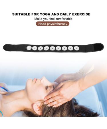 Acupressure Headband Massager for Neck & Head Pain Relief | Relaxation & Stress Relief (Black) - Shop Internationally - Buy Online on GoSupps.com