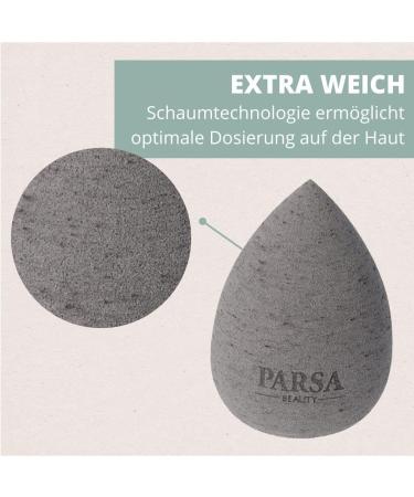 PARSA Beauty Nature Love Make-up Egg Coconut | Vegan Friendly Makeup Sponge for Flawless Application - Buy Online on GoSupps.com