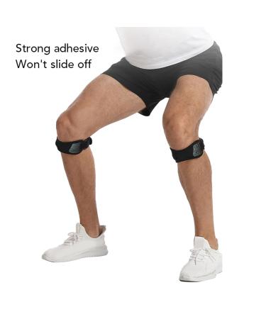 RiToEasysports Adjustable Patella Strap Knee Brace - Shock Absorption Pain Relief for Basketball Running & Tennis (Green) #311 | International Shipping Available - Buy Online on GoSupps.com