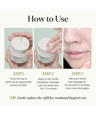 CKD Green Plum AHA BHA Grinding Cleansing Oil Balm - Sherbet Balm Korean Cleanser for Makeup, Sebum & Blackhead Removal. Exfoliating with 4-Acid Complex for All types of Skin. 1.75 fl oz Cleansing Balm 1.75 Fl Oz (Pack of 1) - Buy Online on GoSupps.com