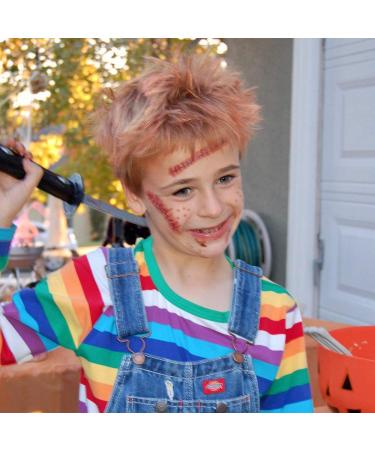 Temporary Halloween Scar Tattoos - 30 Sheets Fake Wounds Stickers for Halloween and Zombie Costumes - Buy Online on GoSupps.com