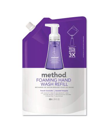 Method 01933EA Foaming Hand Wash Refill  French Lavender  28 oz