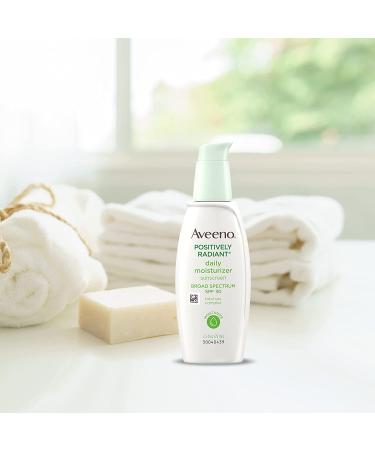 Aveeno Positively Radiant Daily Moisturizer SPF 30 - 2.5 fl oz (75 ml) | Hydrate & Protect - Buy Online on GoSupps.com