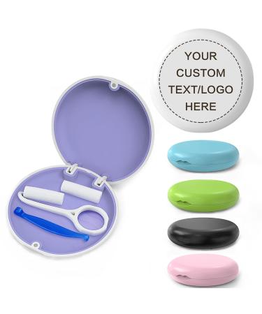 Youya dental alignment and holder case 50 pieces individual logo orthodontic alignment shell tailor-made oral protection cover with every picture logo and text for gift 50 pieces DIY aligner shells without a mirror